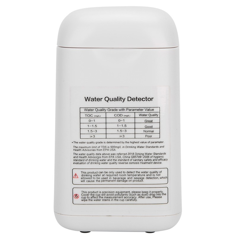 Professional Portable Water Quality Testing Meter Accurate Drinking Water Detector
