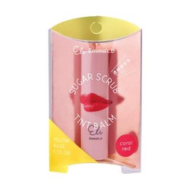 Emma's_b Sugar Scrub Tint Balm (Coral Red) 0.1 oz (3.7 g)