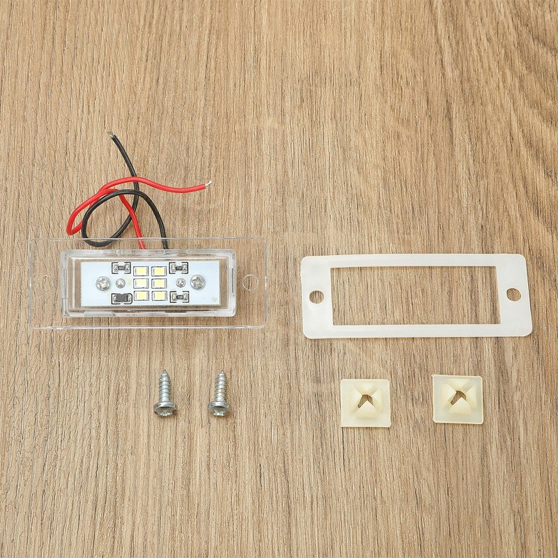 HECASA Roll Pan License Plate LED Light Tag Light for