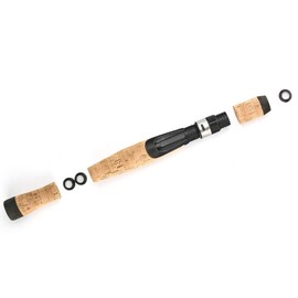 TEAMWILL 4 Sets Spinning Fishing Rod Handle for Rod Building Handle Reel Seat Composite Cork