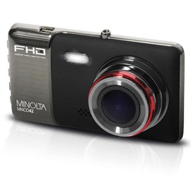 Minolta MNCD42-BK MNCD42 1080p Full HD Dash Camera with 4-Inch LCD Screen (Black)