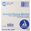 Dynarex Survival Rescue Blanket, 120 Count, 84 Inch x 52