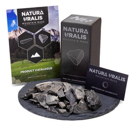 Natura Uralis Orenburg Black Clay | 200 g Natural Black Tone, Dark Grey to Black - Amazing Crunch, Satisfying Earthy, Velvet and Firm Texture, ASMR Sensation