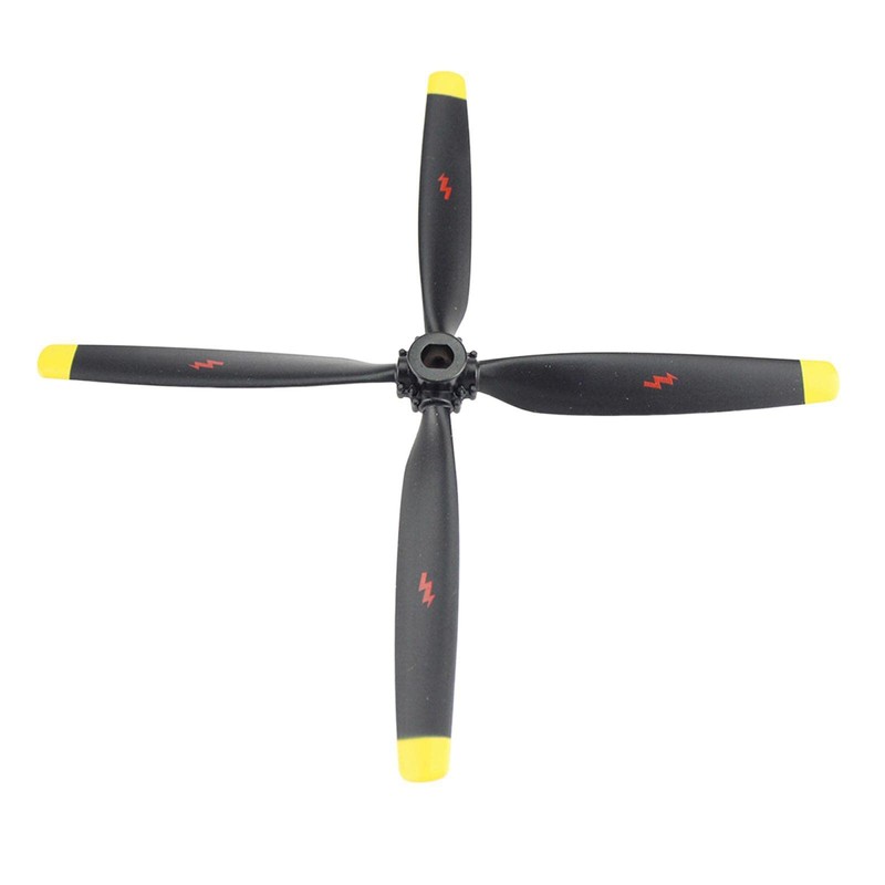 Lightweight RC Propellers Accessory,4 Blade Replacement RC Prop, Low Noise