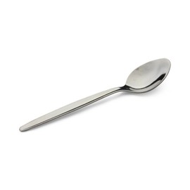 Grunwerg Economy Collection Large Teaspoon Stainless Steel 999P Cutlery with Simple Pattern - Box of 12 Pieces, 16 x 3.5 x 2 cm