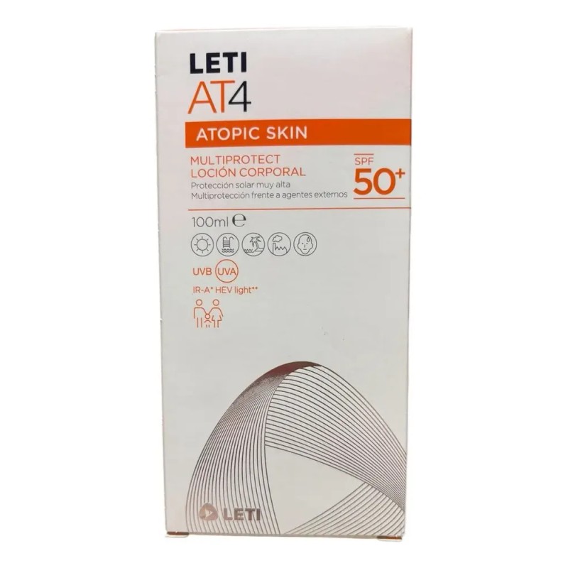 Loción Corporal Multiprotectora Spf 50 100ml Leti At4