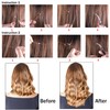 Duufin Hair Extensions Tools Kit 500 Pcs Dark Brown Micro