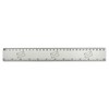 'Plain Envelope' 30cm (12 Inch) White Plastic Ruler (RL00091432)