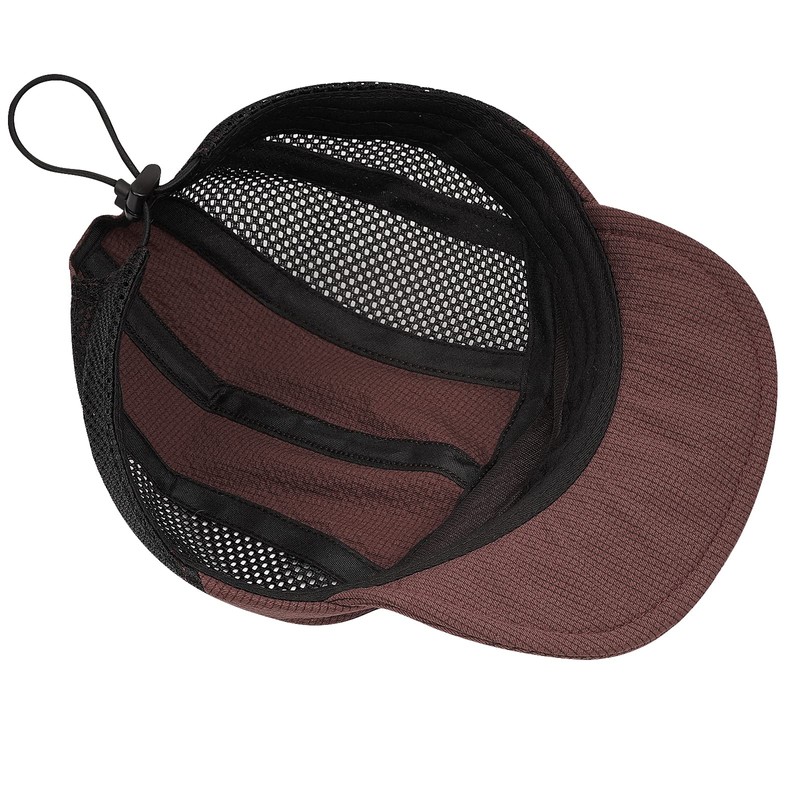 CLAPE Mesh Cap Men's Short Peak 5 Panel Baseball Cap