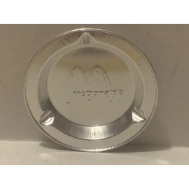 McDonalds Restaurant Vintage New Aluminum Ashtray 3-1/2 Inches 3.5”  NOS