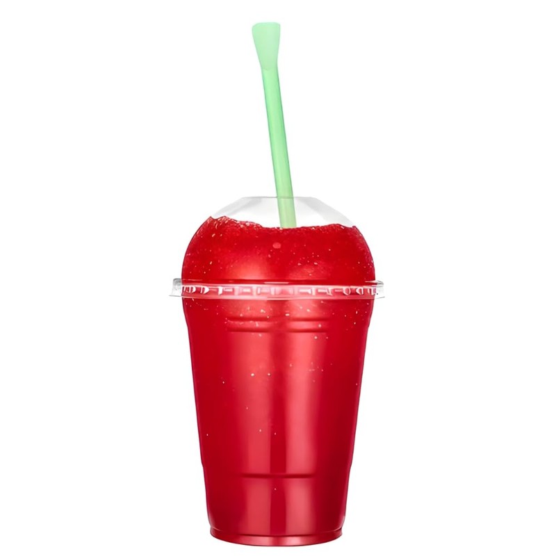 Vibrant Multicolor Neon Plastic Straws - 10" (50 Pack) -