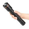 KunHe Heavy Duty Flashlight, 3 D Battery, High Lumens, Zoomable