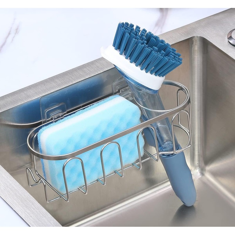 TESOT Sink Caddy Sponge Holder for Kitchen Sink 2 Suspension