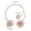 Cute Curtains Tiebacks | Artificial Twist Bough Flower Curtains Holdbacks