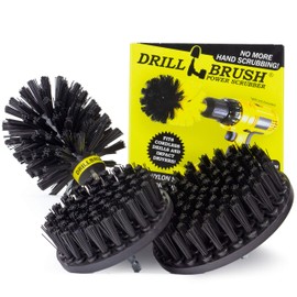 Heavy Duty Nylon Drill Powered Cleaning Brush Kit Used for Cleaning BBQ Grills by Drillbrush