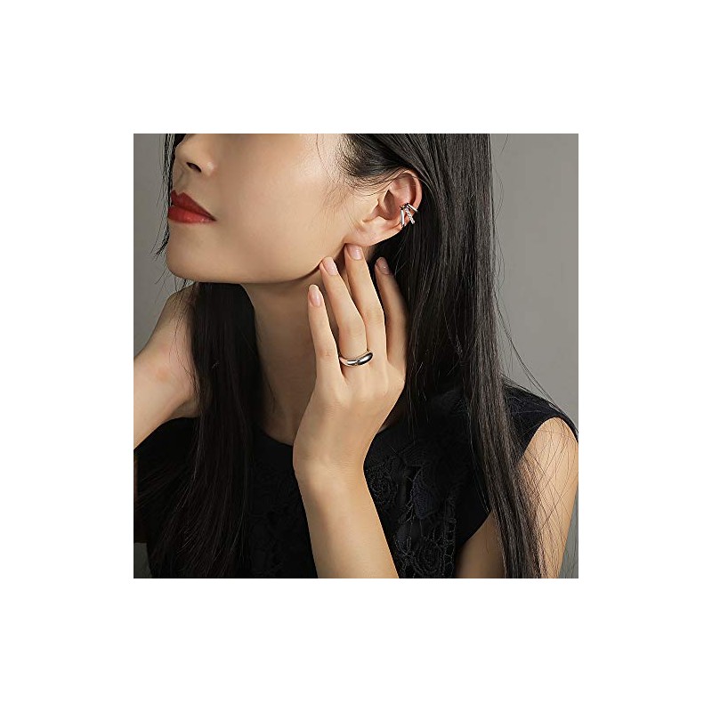 Lady Like Ear Cuff Earrings, Non-Hole Ear Accessories, 8 Pieces,