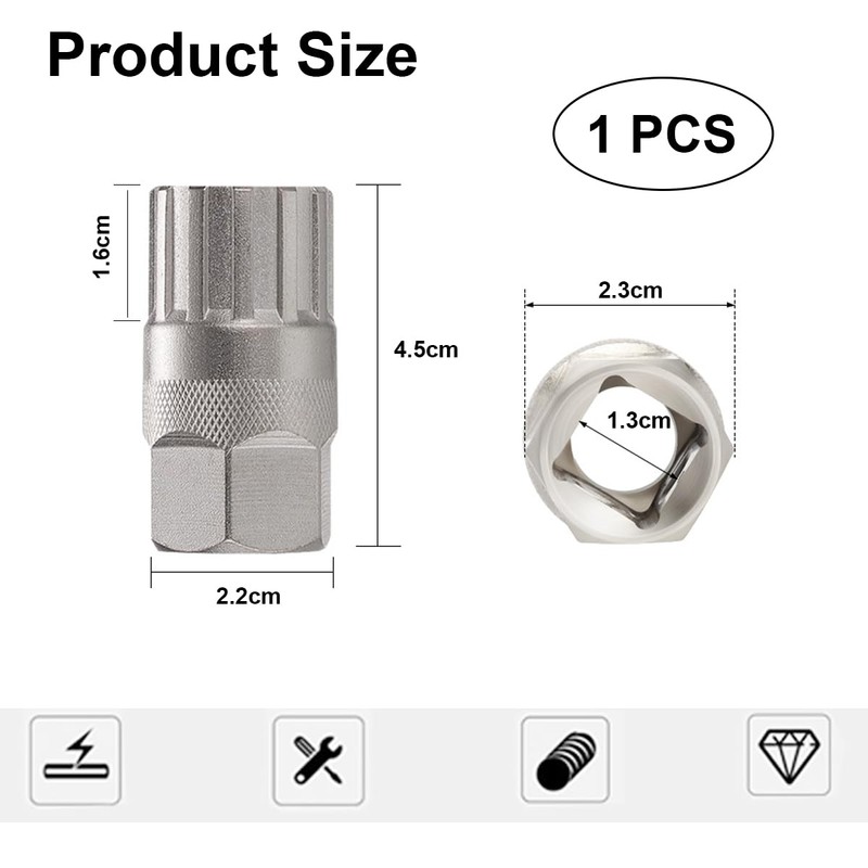 Ruayia Sprocket Puller Bicycle Tool Accessories, Bicycle Cassette Tool Cassette
