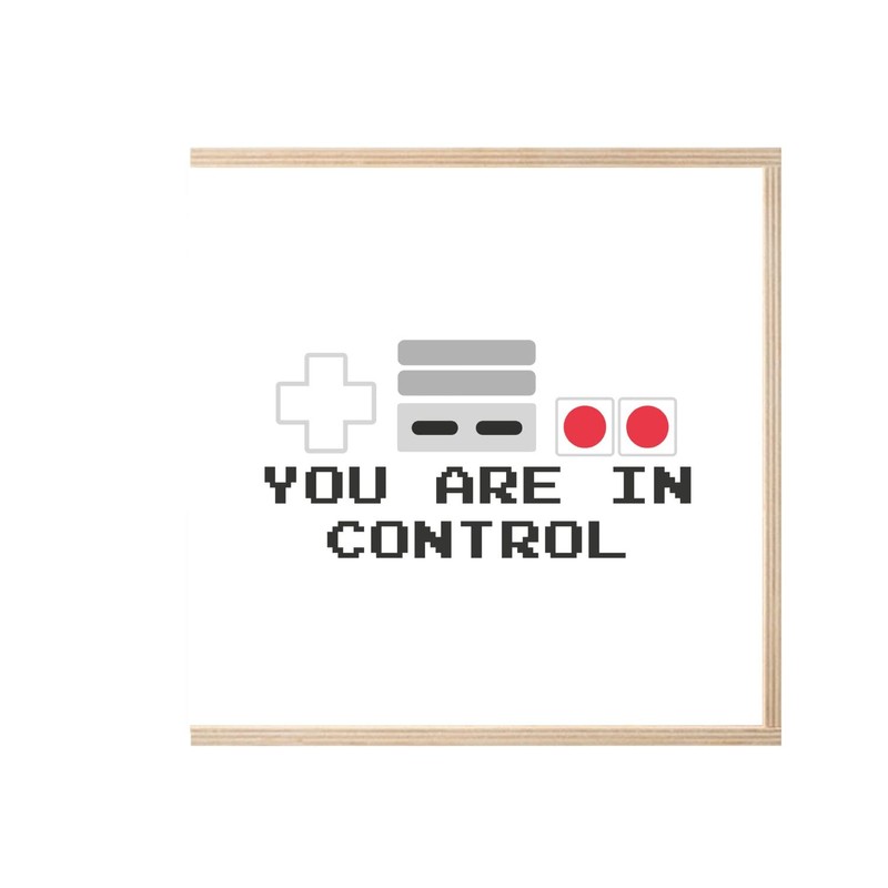 Fabulous Wooden Box - You Are In Control Controller Console