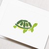Crane & Co. Brushstroke Turtle Note- Pack of 10 Cards