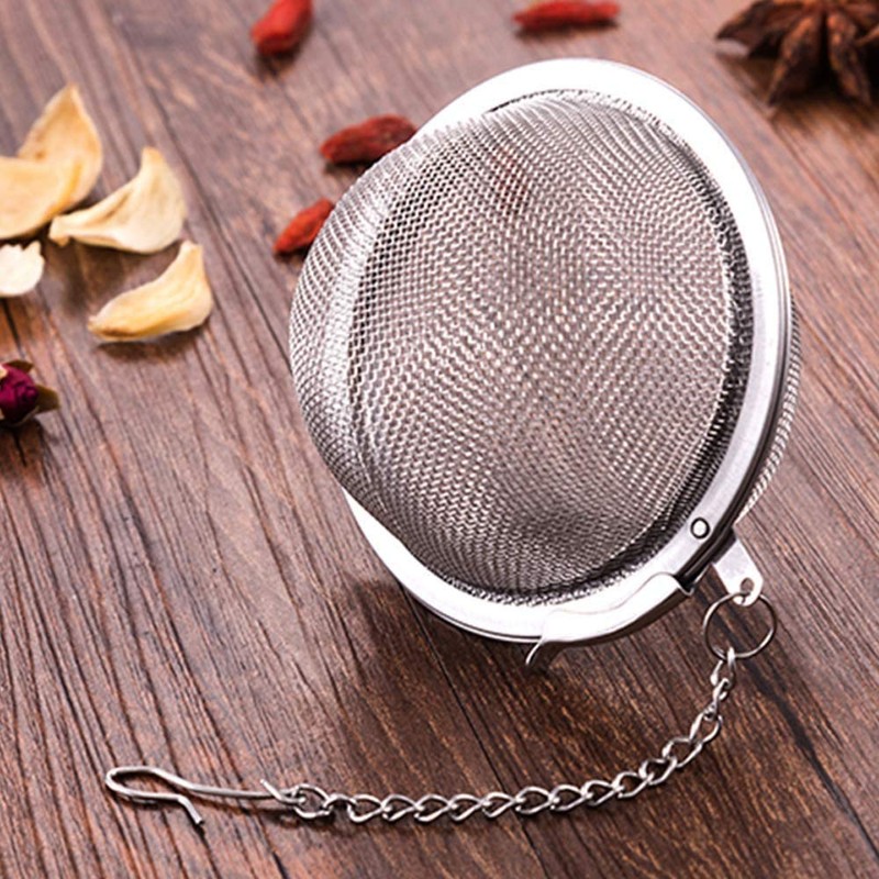NC Tea Strainer 5.5 cm Tea Infuser with Chain 304