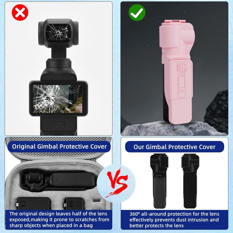 Compatible with DJI Osmo Pocket 3 Lens Screen Protective Case