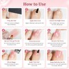 3 Colors Pink Clear White Poly Gel Nail Kit for