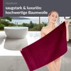Lashuma Cotton Hand Towel 50 x 100 cm in Cherry
