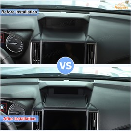 Aunginsy Car Dashboard Mat Compatible with Subaru Crosstrek/Impreza/XV/Forester 2018-2023 Center Console Dash Mat Pad Liner Dashboard Anti-Slip Silicone Dash Board Trim Pad Protection Accessories