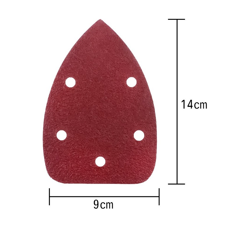 AUSTOR 60 Pieces Mouse Detail Sander Sandpaper Sanding Paper Hook