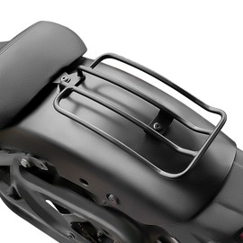 Rear Fender Solo Luggage Rack Exact Fit for Kawasaki Vulcan S VN650 Cafe ABS Parts Accessories 2015-2024, Matte Black Powder Coated Finish