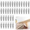 80 Pcs Heavy Duty Plasterboard Fixings Kit, Drywall Anchors, Self