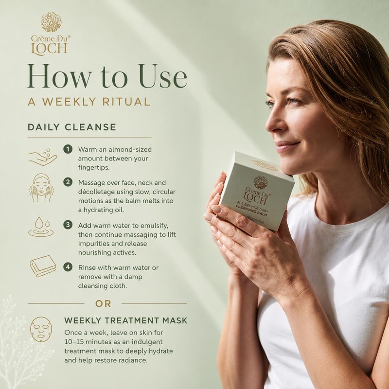 Crème Du Loch Age-Defying Daily Cleansing Balm 100ml/3.38fl oz -
