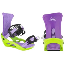 Kemper Freestyle Snowboard Bindings - Eggplant S/M Small/ Medium