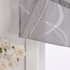 ESLIR Roman Blind Burnout Roman Curtain with Velcro Tape Living