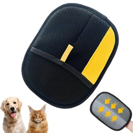 IFSLQNX Pet Hair Remover Glove for Cats & Dogs, Pet Hair Remover Electrostatic Gloves, Reusable Double Sided Electrostatic Pet Hair Remover for Couch, Clothing, Carpet (1PCS)