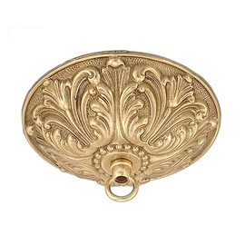 B&P Lamp® Fine, Die Cast Brass Canopy, 5 1/2" Dia., Polished & Lacq.