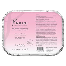 Lycon Pinkini Brazilian Hybrid Hot Wax XXX with Argan Oil and Chamomile / 2.2 Lbs.