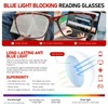SIGVAN Ladies Reading Glasses Blue Light Blocking Spring Hinge Fashion