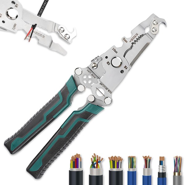 18 in 1 Foldable Wire Stripper Crimper Electrician Special Wire