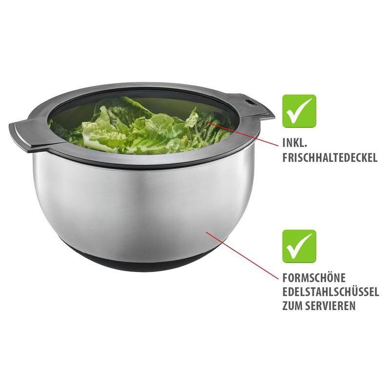 GEFU Crank Drive Salad Spinner 4.5L