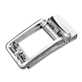 JasGood Men's 35 mm Strap and 40 mm Automatic Ratchet Buckle, Model 8047-Gloss Black