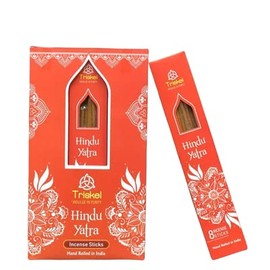 Triskel Resin Premium Incense Sticks Hand Rolled and Hand Crafted Box for 12 Packs (Hindu Yatra)