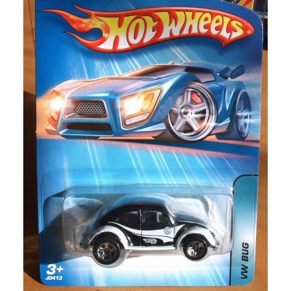 2005 Hot Wheels Kar Keepers Exclusive VW Bug Black/White #184