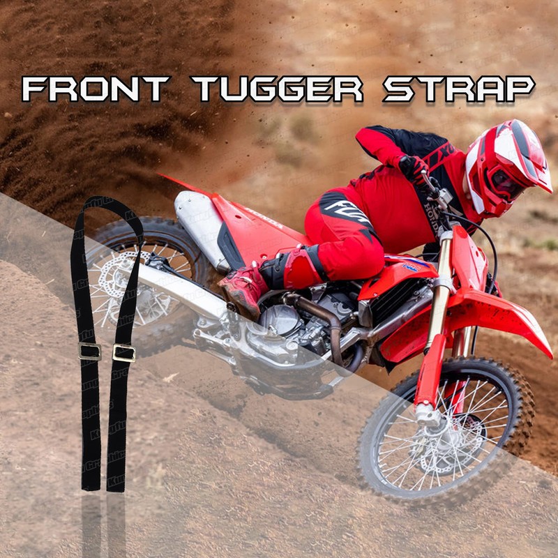 KUNGFU GRAPHICS Motorcycle Tow Rope Tie Down Strap Rescue Pull
