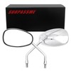 Universal 10mm Chrome Motorcycle Rear View Side Mirrors Handle Bar