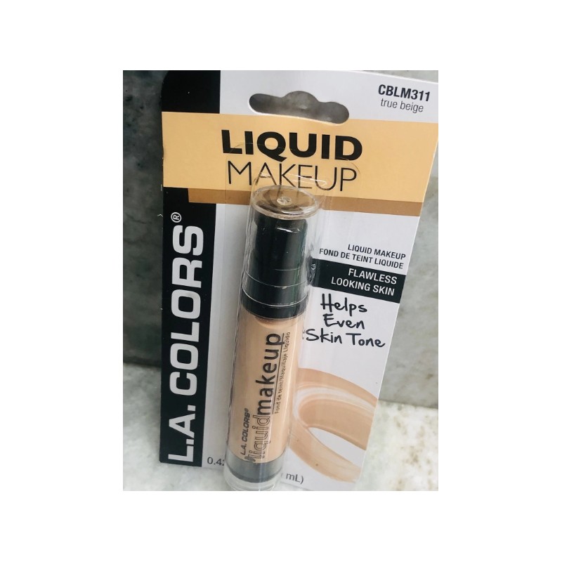 ShipN24Hours.New-L.A.Colors True Beige Liquid Makeup. 0.42 Fl. OZ. 12 Ml.