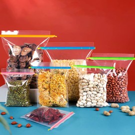 16 Verschlussbeutel, Lebensmittelklammern, luftdicht, wiederverwendbar, zur Aufbewahrung der Küche