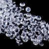 Faburo 3000 Pieces Decorative Diamonds Wedding Confetti 6 mm Transparent