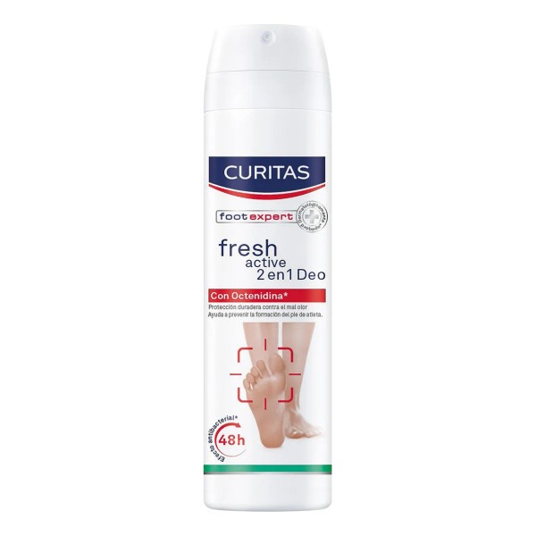 Desodorante Para Pies Curitas Fresh Active 2 En 1 Deo