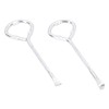 2pcs Paint Can Opener, Alloy Steel Portable Bottle Opening Tool